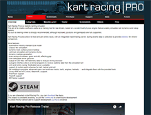 Tablet Screenshot of kartracing-pro.com